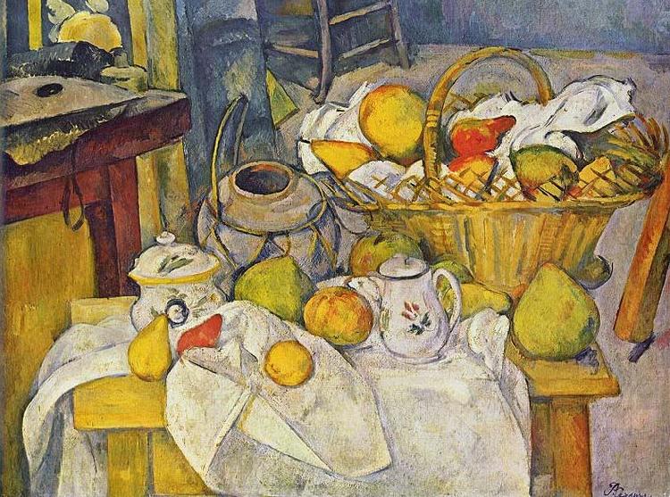 Paul Cezanne Stilleben mit Fruchtekorb china oil painting image